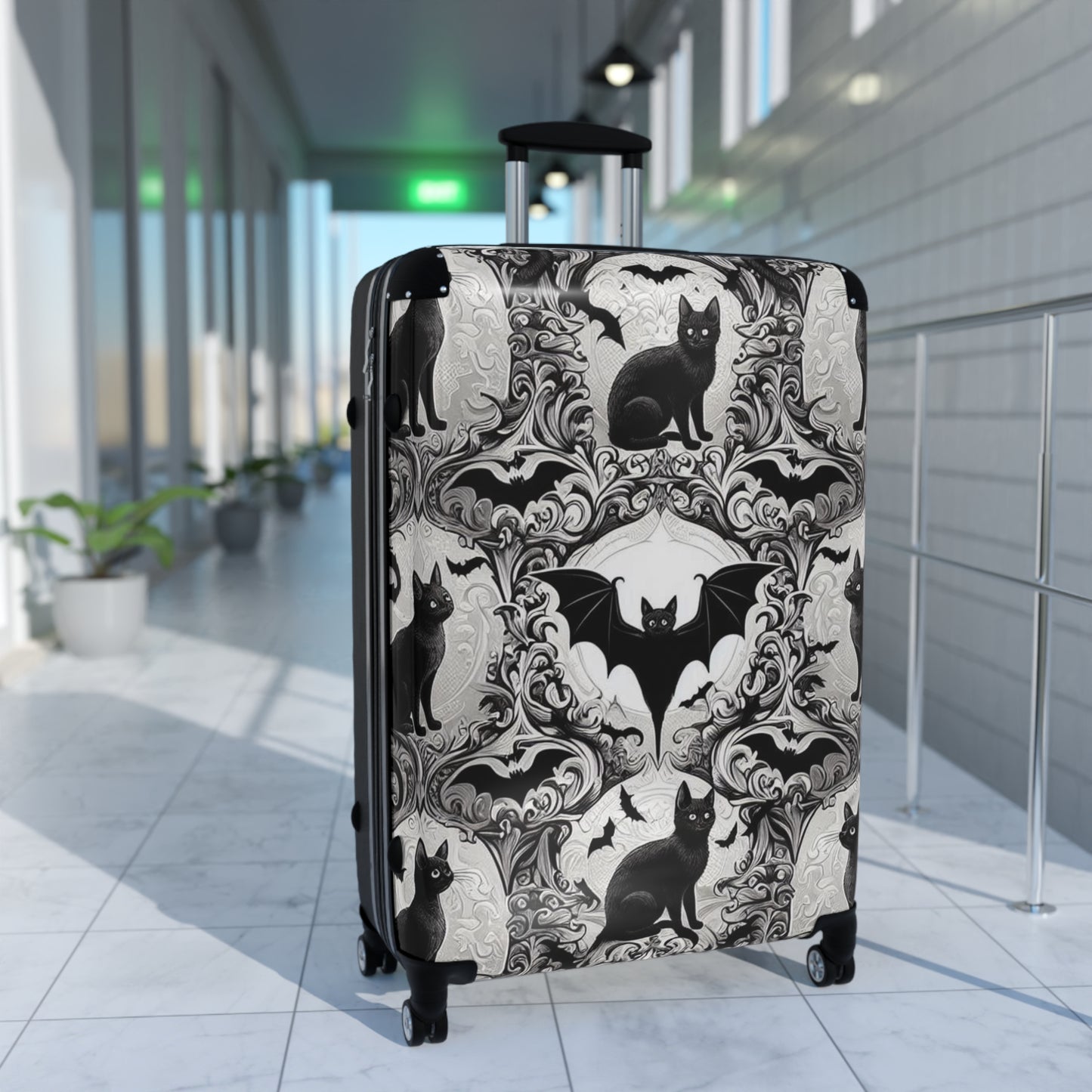 Cat and Bat Suitcases