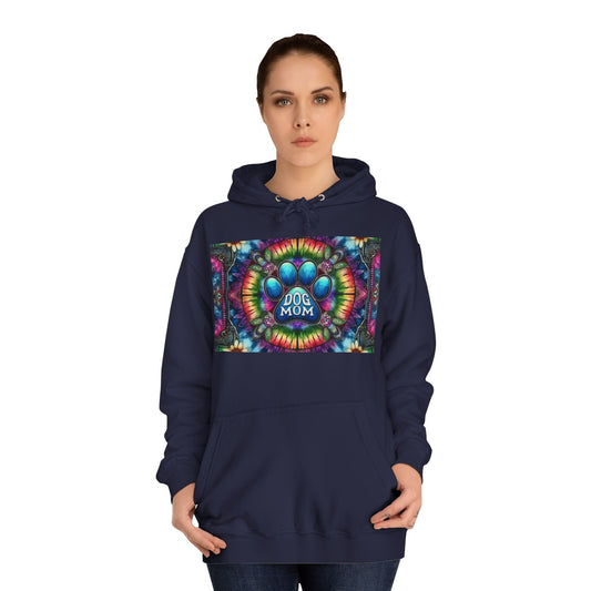 Dog Mom Unisex College Hoodie