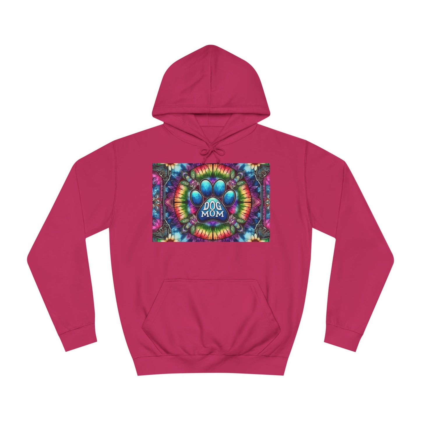 Dog Mom Unisex College Hoodie