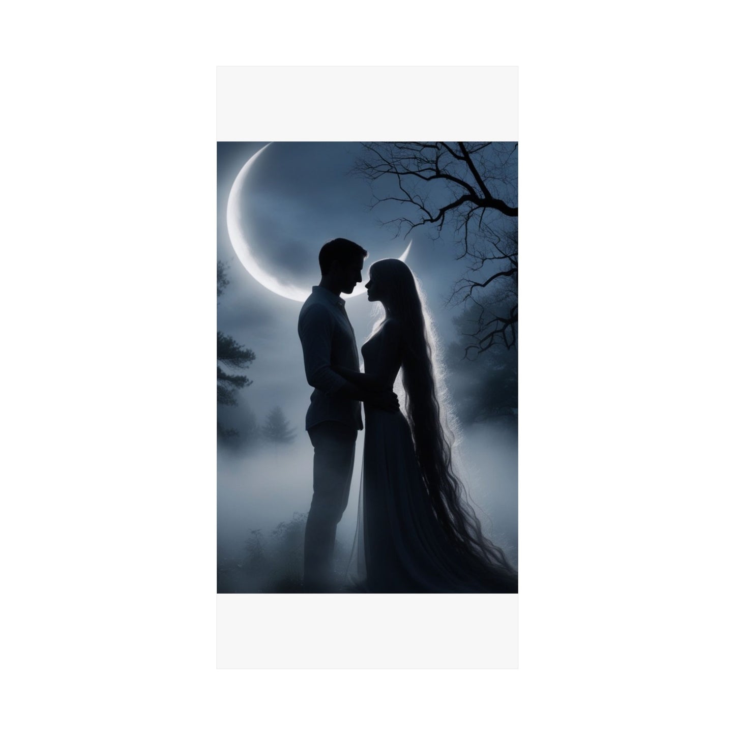 Couple Silhouette Matte Vertical Posters