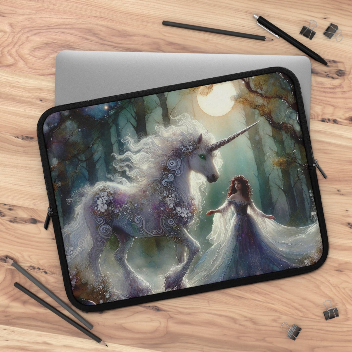 Unicorn and Fairy Laptop Sleeve