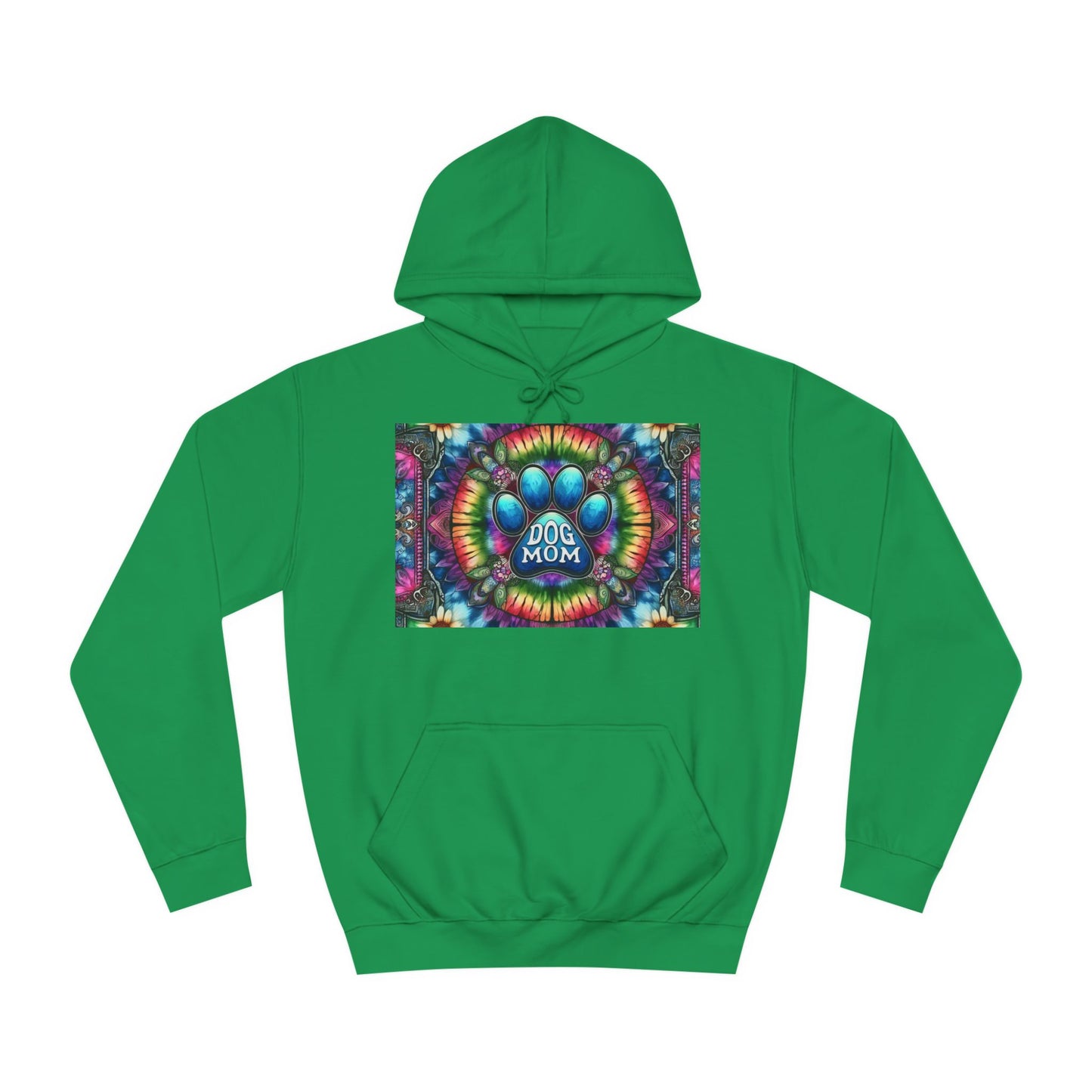 Dog Mom Unisex College Hoodie