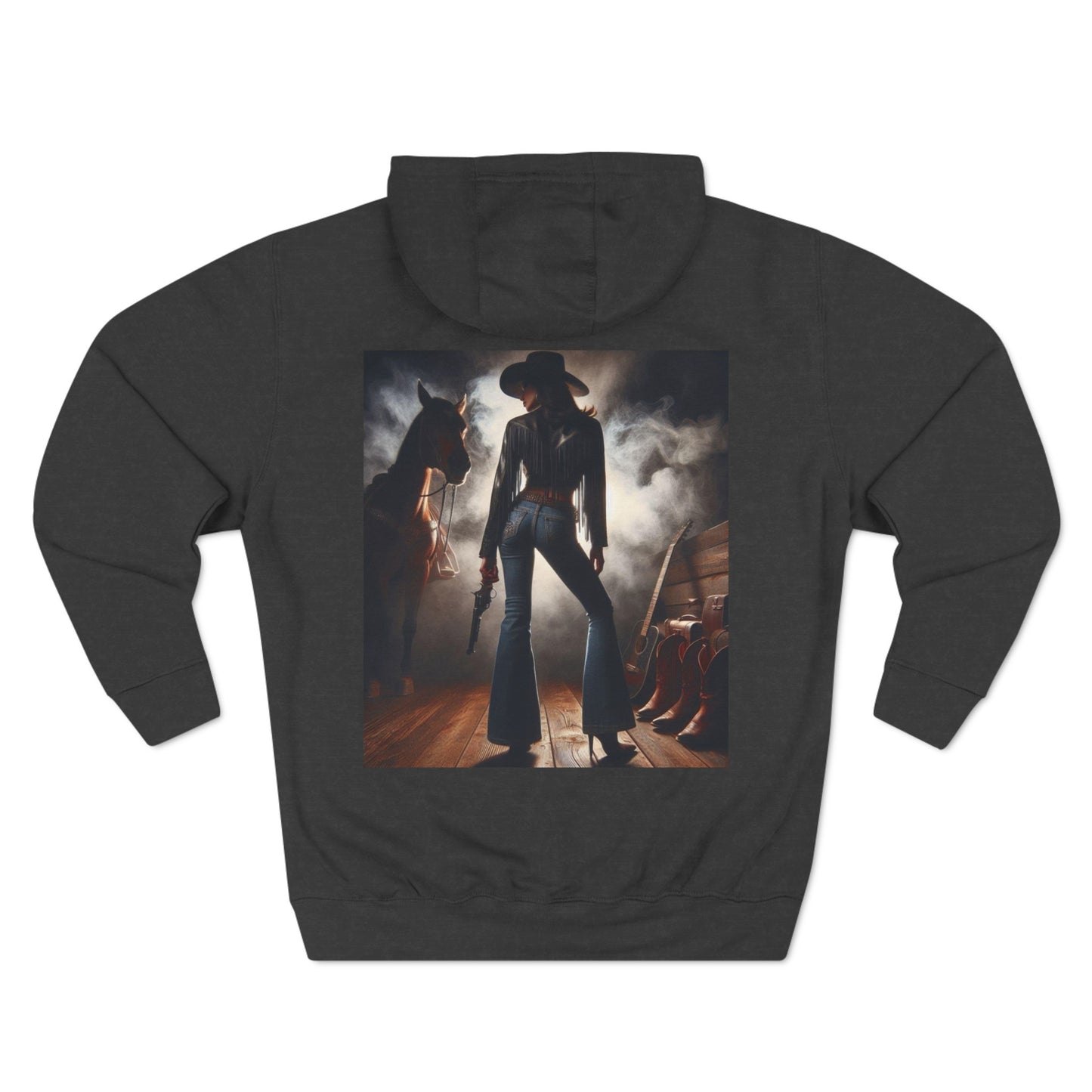 Cowgirl Three-Panel Fleece Hoodie