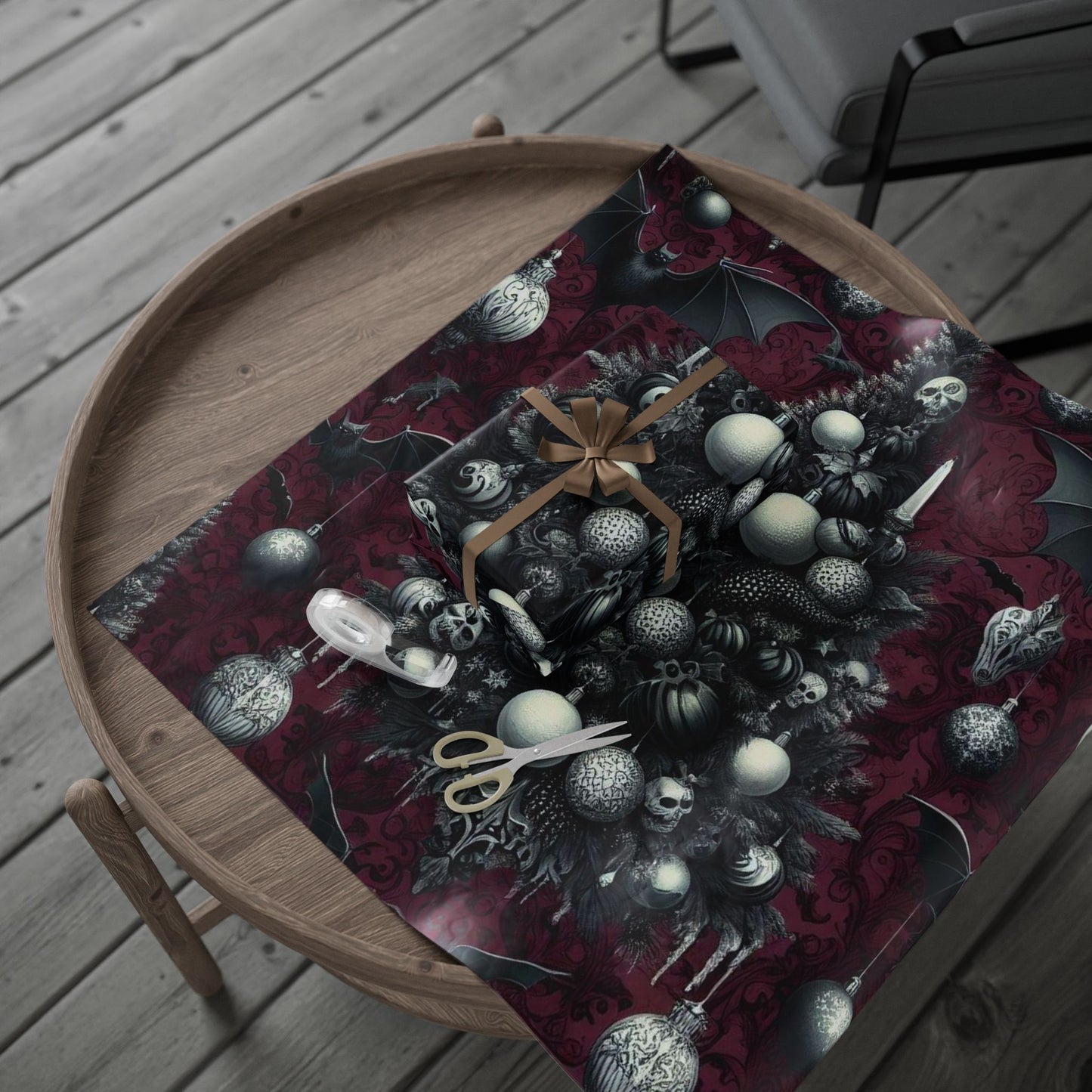Gothic Christmas Wrapping Paper