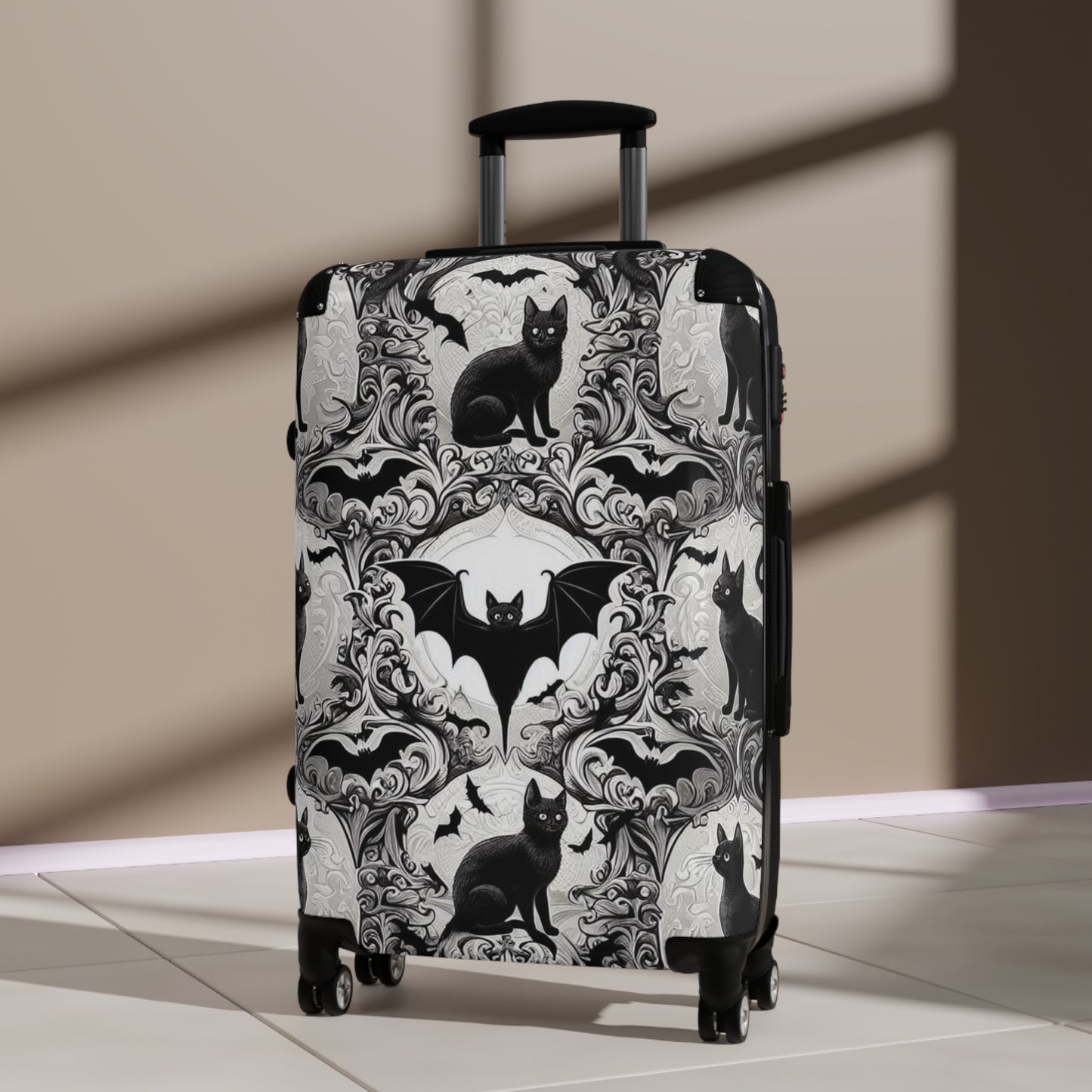 Cat and Bat Suitcases