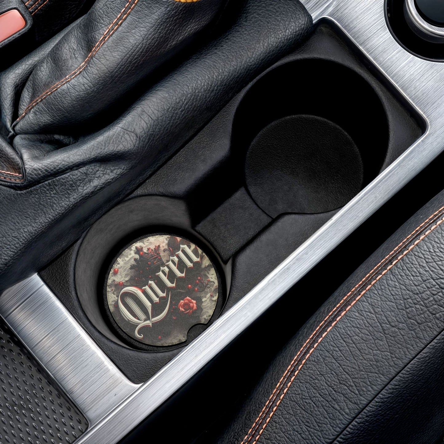 Queen Soapstone Car Coaster