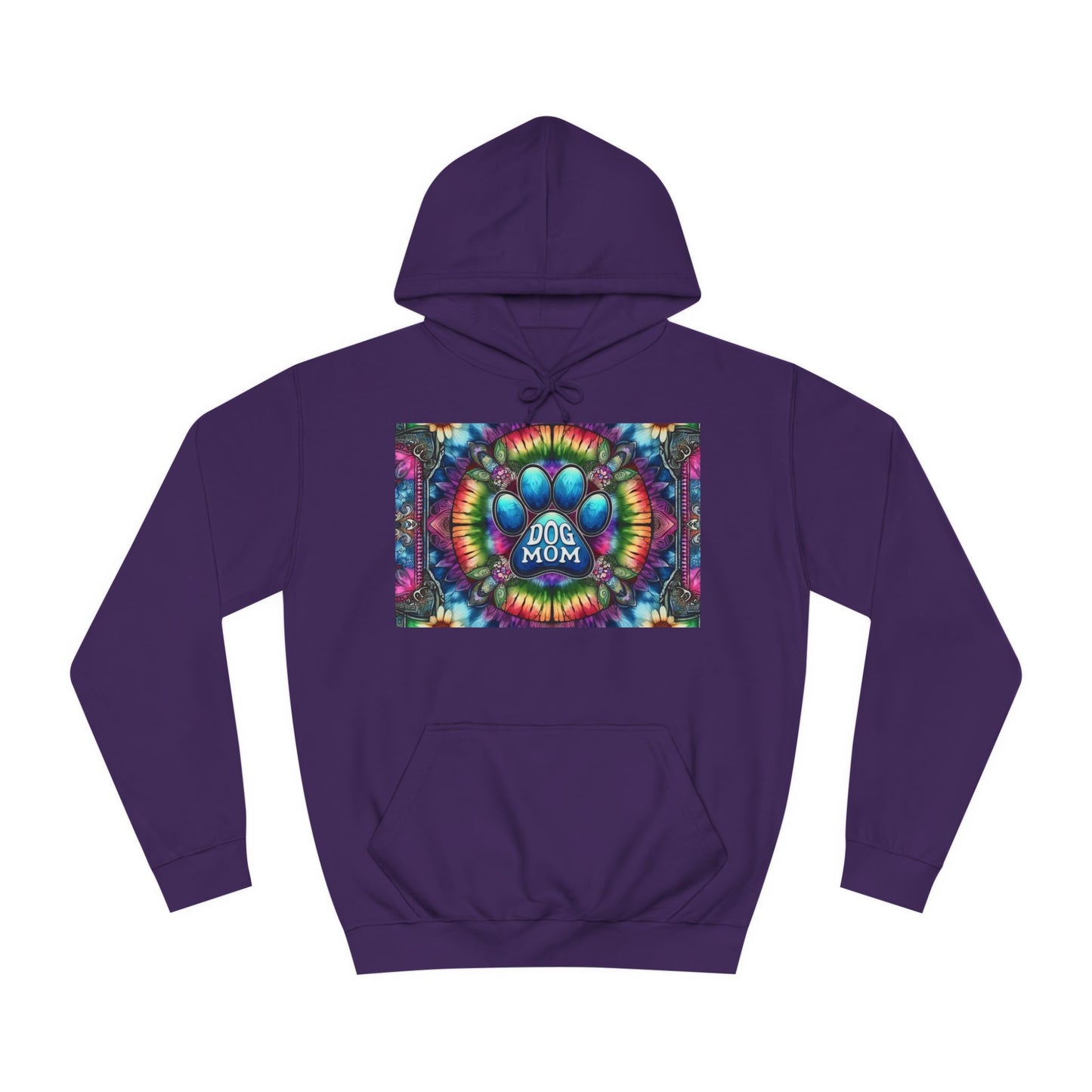 Dog Mom Unisex College Hoodie