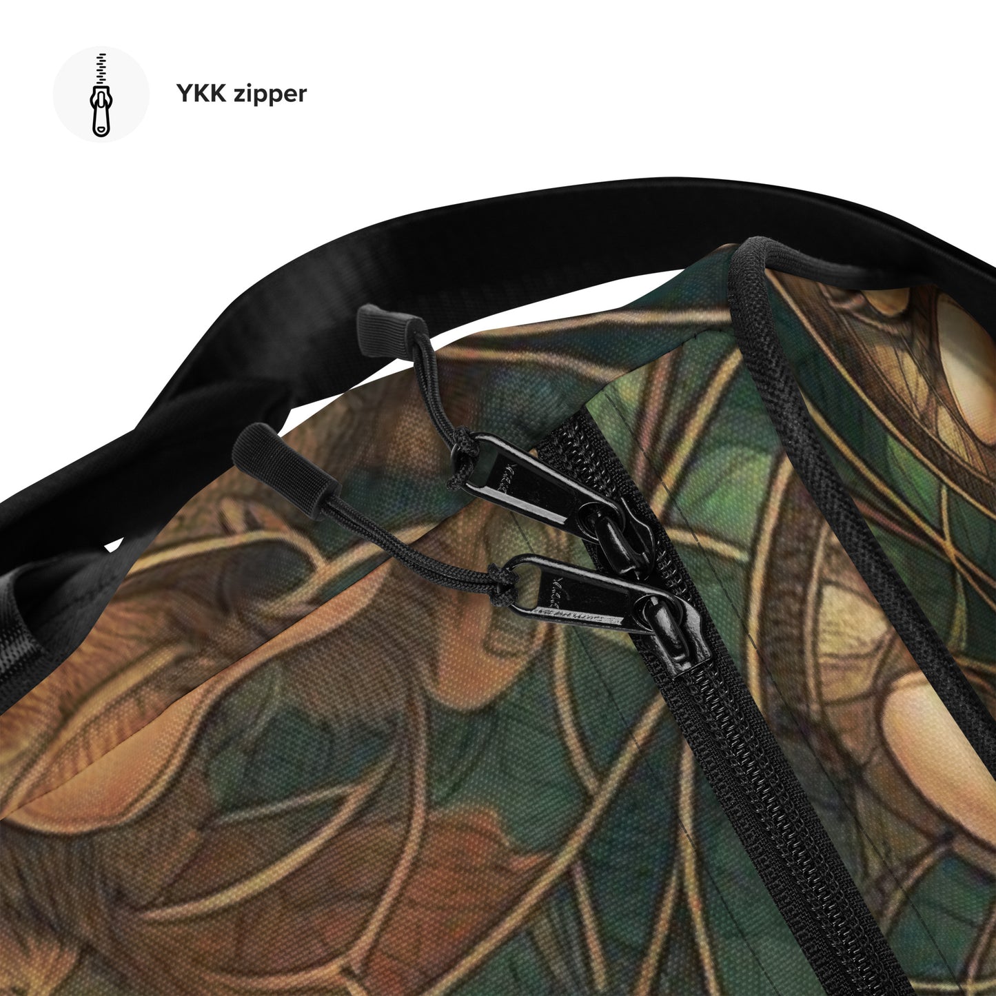 Green Pawprint Duffle bag