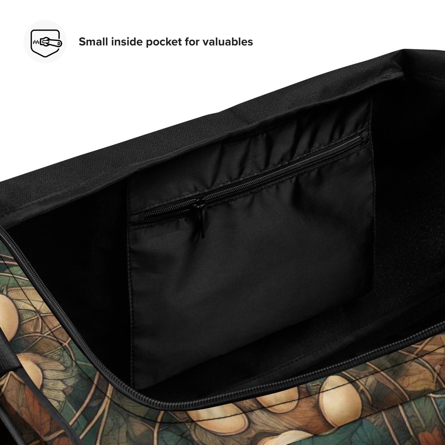 Green Pawprint Duffle bag